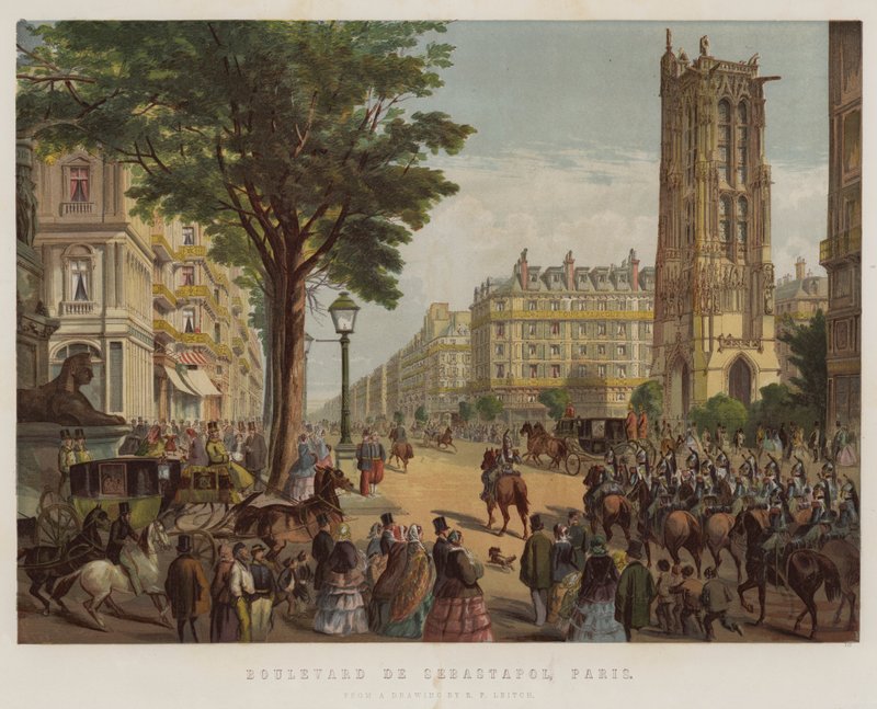 Boulevard de Sebastopol, Parigi da Richard Principal Leitch