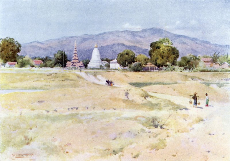 Bhamo dal forte da Robert George Talbot Kelly