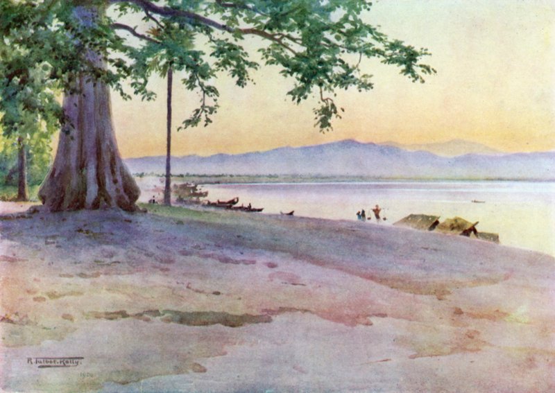 Il luogo di sbarco a Nyaung-u da Robert George Talbot Kelly