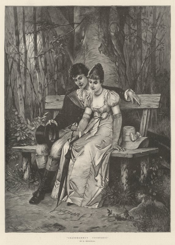 Il corteggiamento della nonna da Robert Julius Beyschlag
