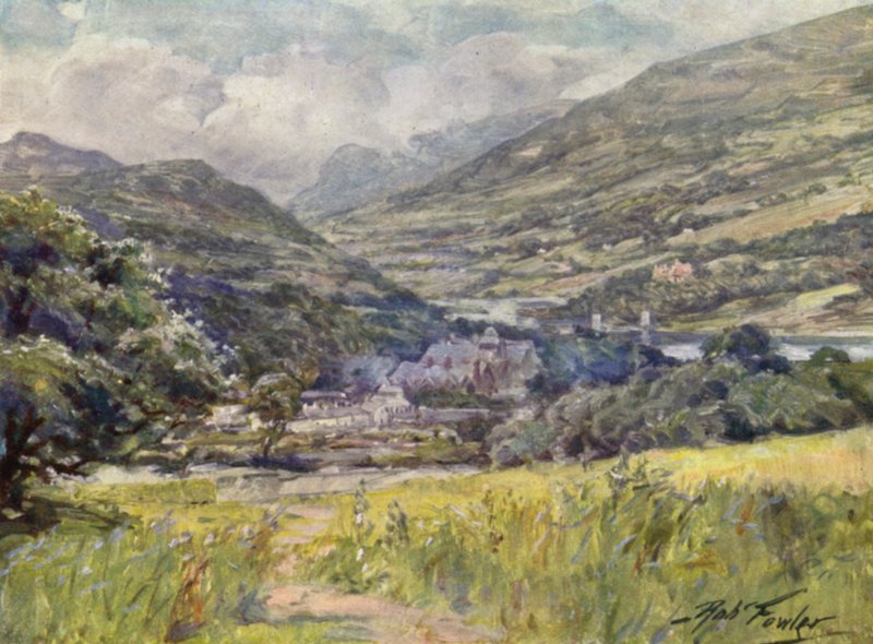 Boddnant Hall, Valle di Conway da Robert (after) Fowler