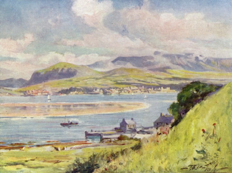 Carnarvon, da Anglesey da Robert (after) Fowler