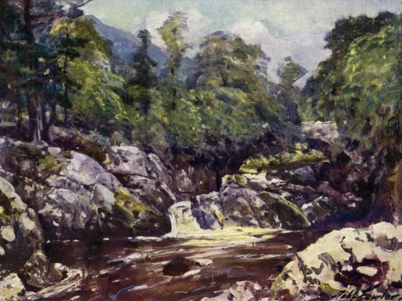 Nella valle di Lledr da Robert (after) Fowler