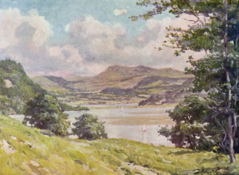 Vicino a Penmaen Pool, Mezzogiorno da Robert (after) Fowler