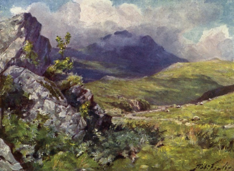 Vista di Moelwyn da Robert (after) Fowler