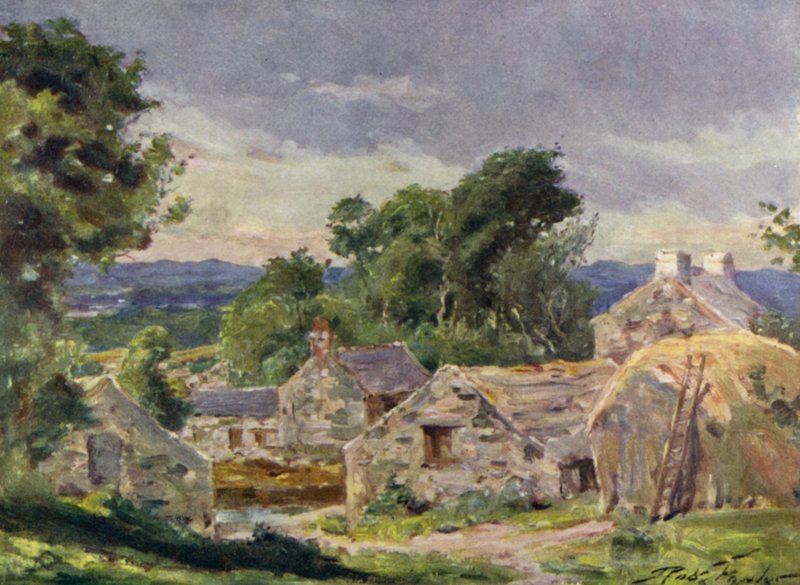 Fattoria gallese, vicino a Llanberis da Robert (after) Fowler