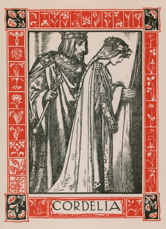 Cordelia, Re Lear da Robert Anning Bell