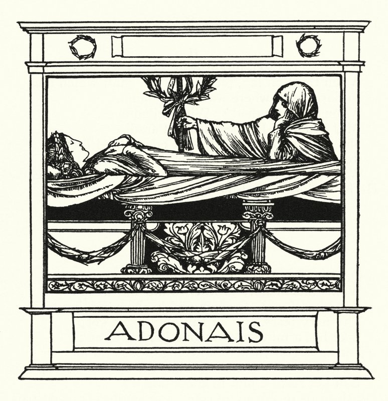 Shelley: Adonais da Robert Anning Bell