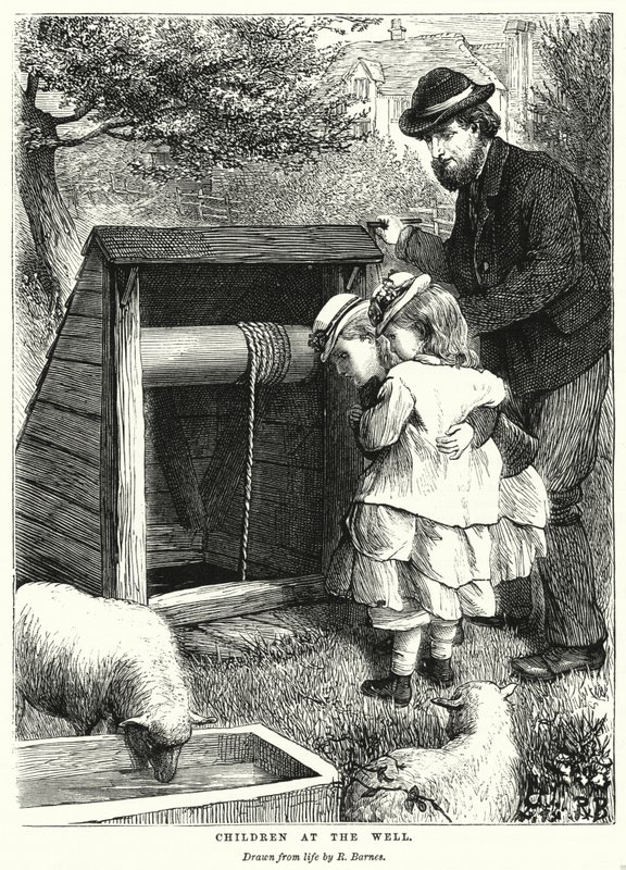 Bambini al pozzo da Robert Barnes