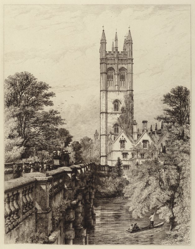 Torre e Ponte di Magdalen da Robert Kent after Thomas