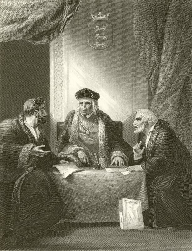 Enrico VII con Empson e Dudley da Robert Smirke