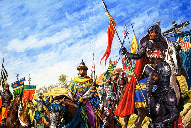 Federico II nelle crociate da Roger Payne