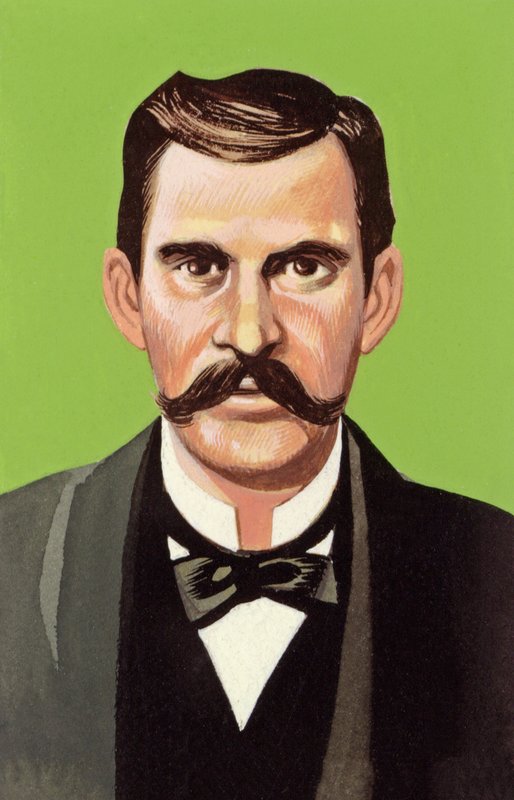Doc Holliday (gouache su carta) da Ron Embleton