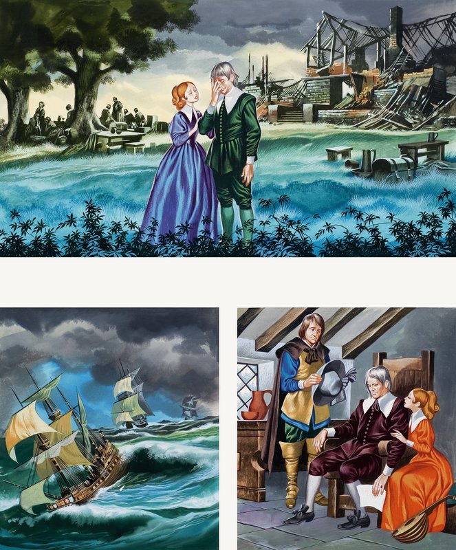 Illustrazioni di fiabe da Ron Embleton