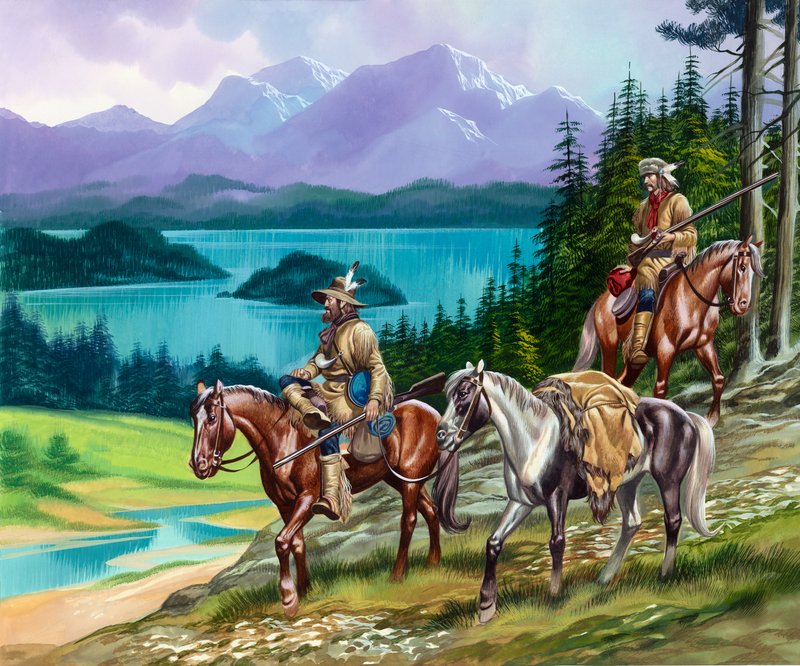 I trapper nel selvaggio West da Ron Embleton