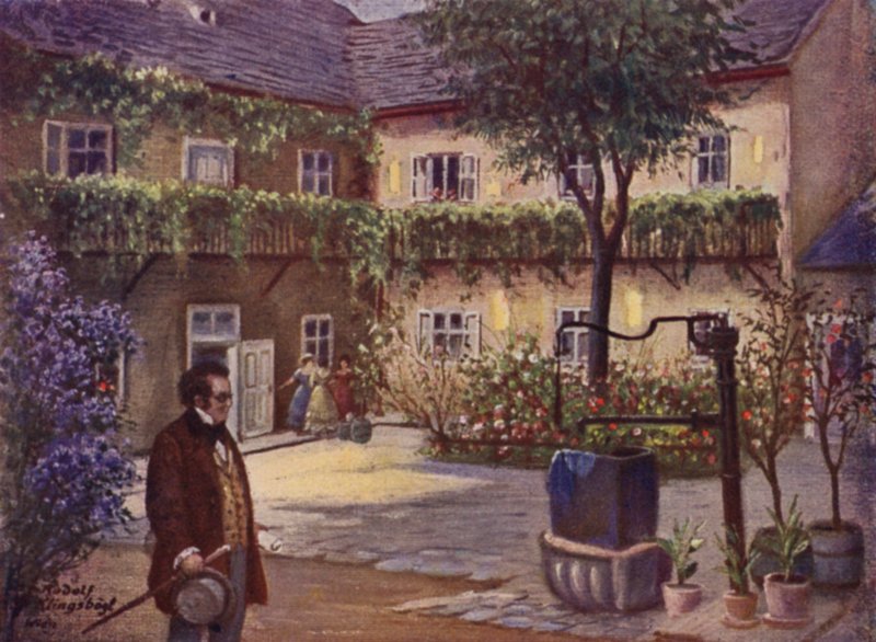 La "Dreimäderlhaus" da Rudolf Klingsbogl
