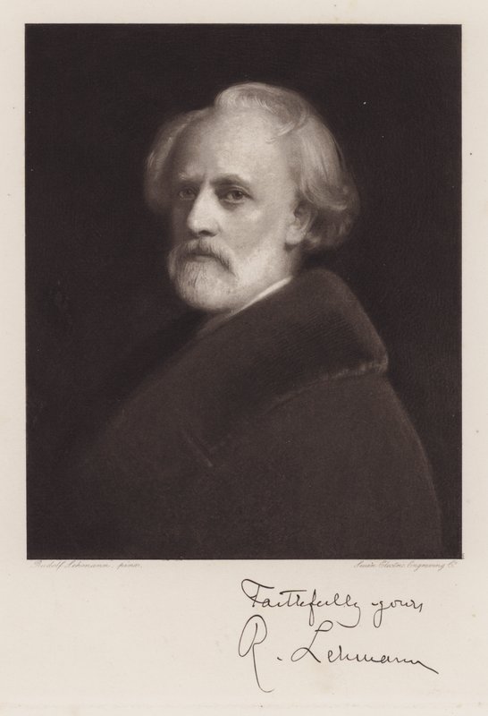 Rudolf Lehmann, Autoritratto da Rudolf Lehmann