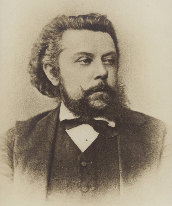 Ritratto di Modest Mussorgsky da Russian Photographer
