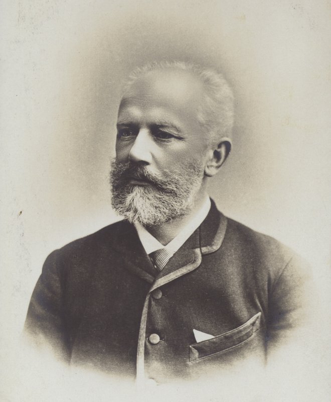 Ritratto di Pyotr Ilyich Tchaikovsky da Russian Photographer