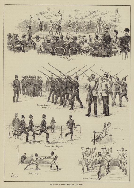 Assalto delle Victoria Rifles da S.T. Dadd