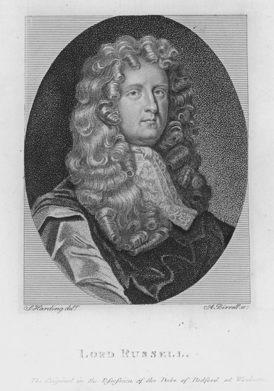 Lord Russell (incisione) da S. (after) Harding