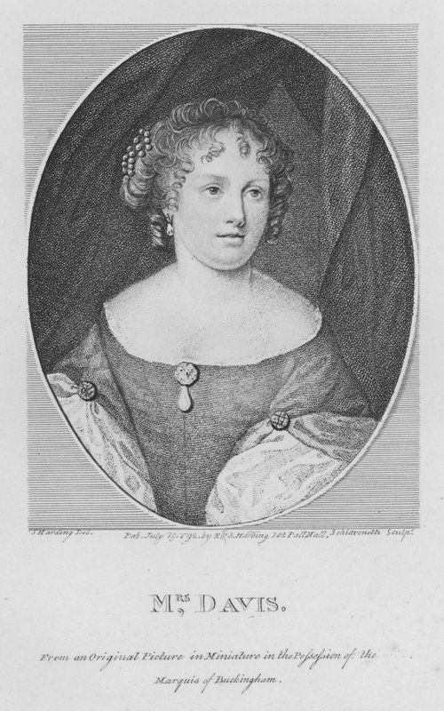 Signora Davis (incisione) da S. (after) Harding