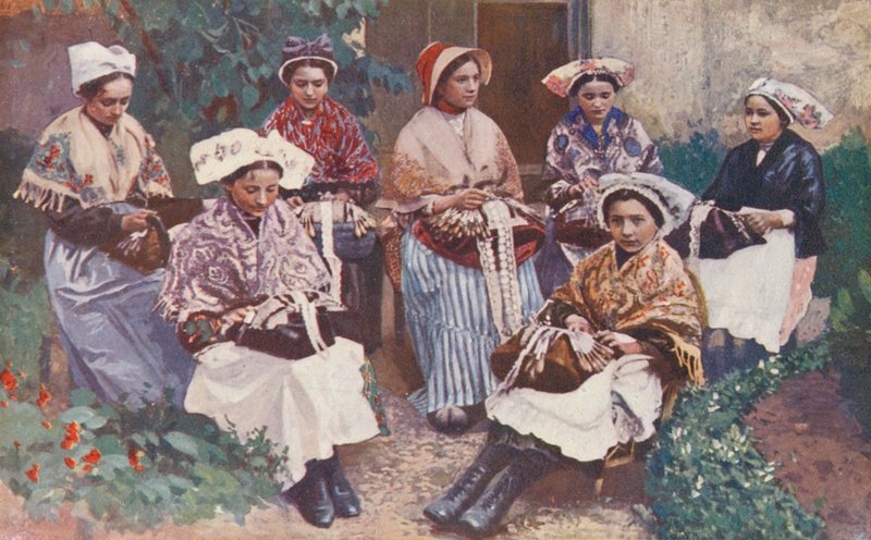 Un gruppo di merlettaie da Sabine Baring Gould