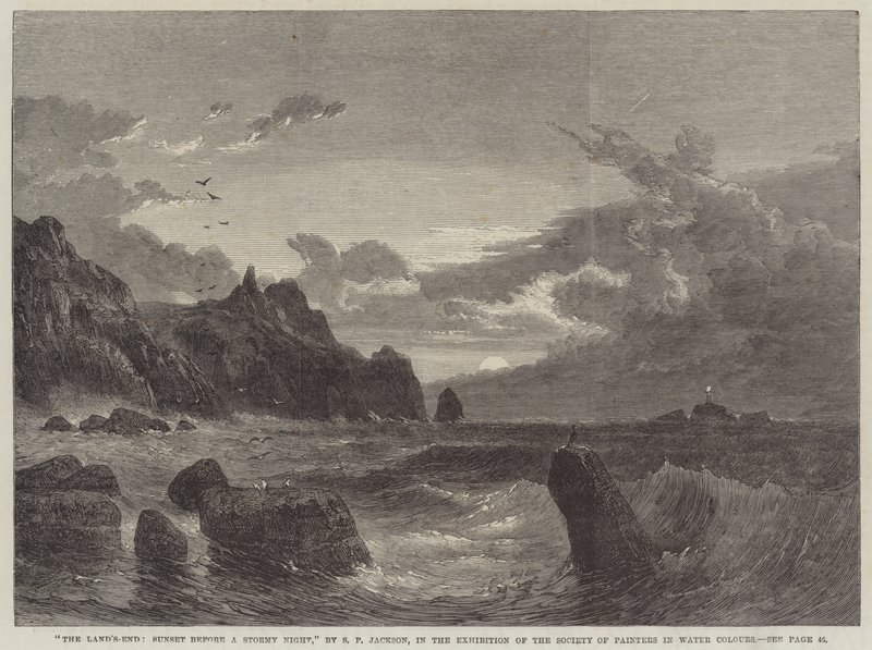 La fine della terra, tramonto prima di una notte tempestosa da Samuel Phillips Jackson