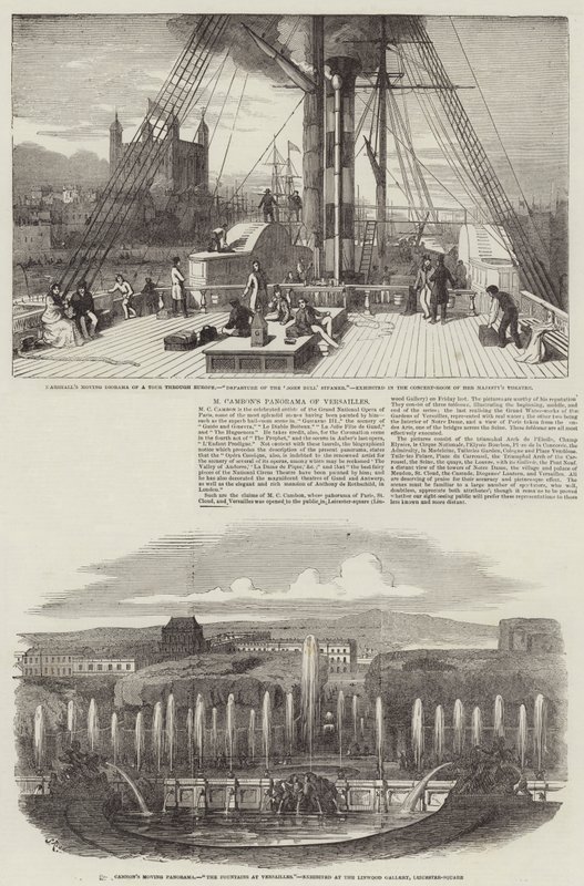 Panorama di Versailles di Cambon da Samuel Read