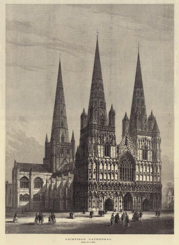 Cattedrale di Lichfield da Samuel Read
