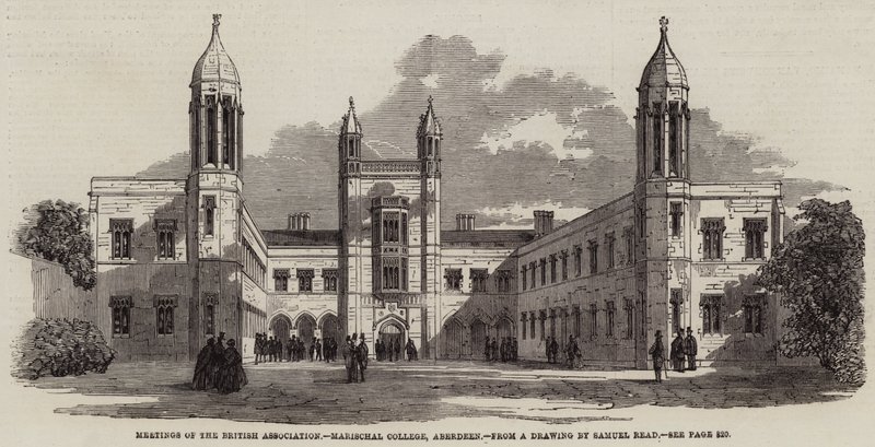 Riunioni della British Association, Marischal College, Aberdeen da Samuel Read