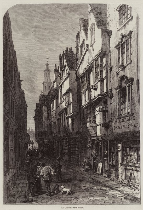 Vecchia Londra, Wych-Street da Samuel Read