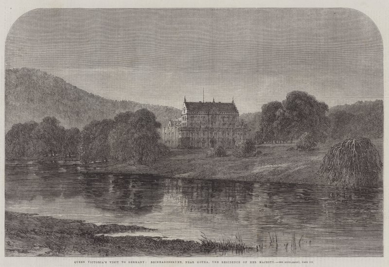 Visita della regina Vittoria in Germania, Reinhardsbrunn, vicino a Gotha, la residenza di Sua Maestà da Samuel Read