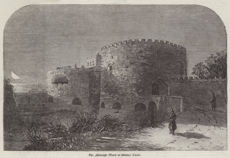 La guardia di mezzanotte al castello di Walmer da Samuel Read