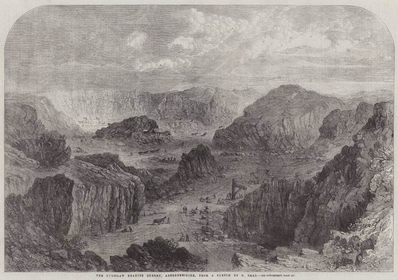 La cava di granito di Rubislaw, Aberdeenshire da Samuel Read