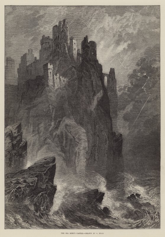Il castello del re del mare da Samuel Read