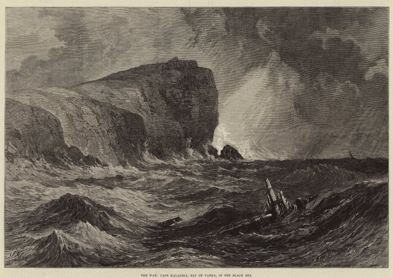 La guerra, Capo Kalagria, Baia di Varna, nel Mar Nero da Samuel Read