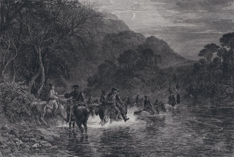 Illustrazione per Rob Roy (incisione) da Samuel (after) Bough