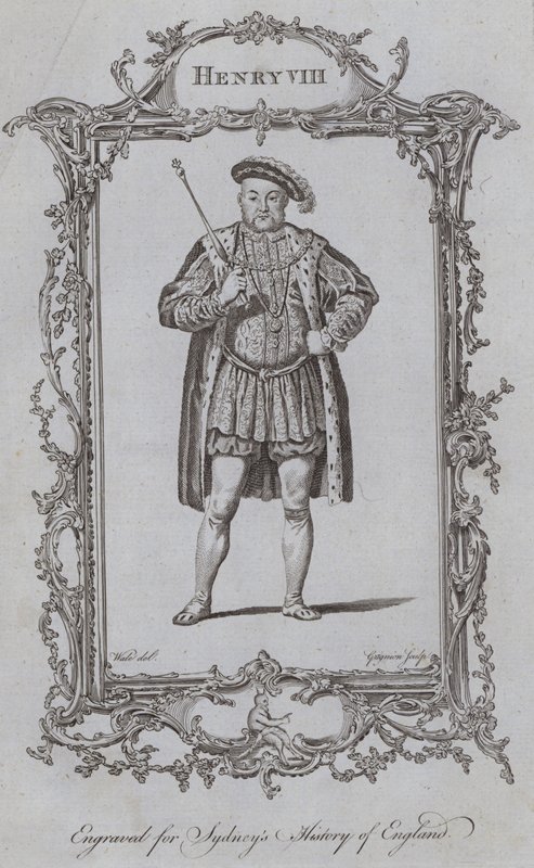 Enrico VIII (incisione) da Samuel (after) Wale