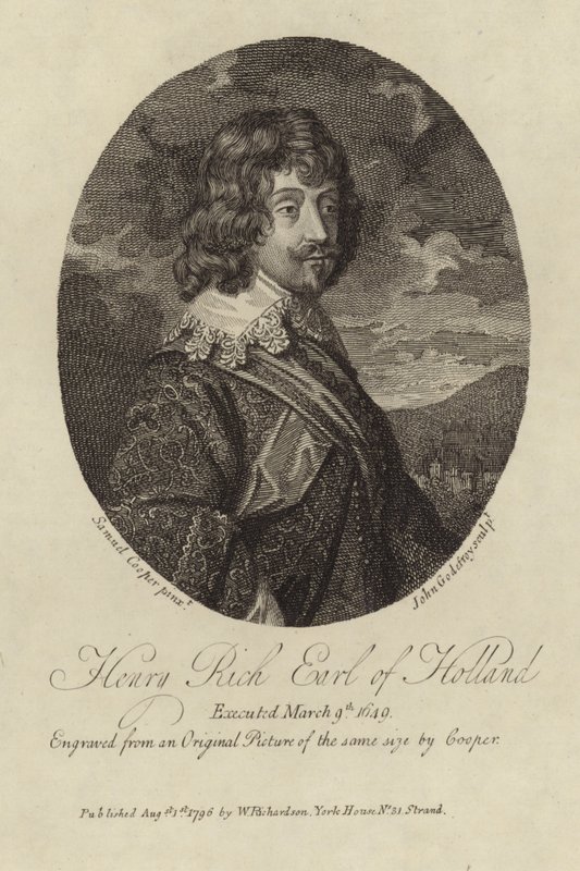 Henry Rich, Conte di Holland da Samuel Cooper