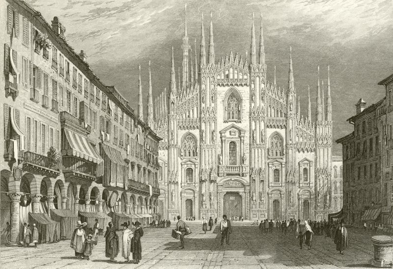 Duomo di Milano da Samuel Prout