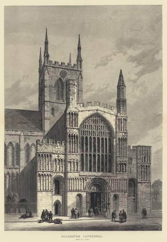 Cattedrale di Rochester da Samuel Read