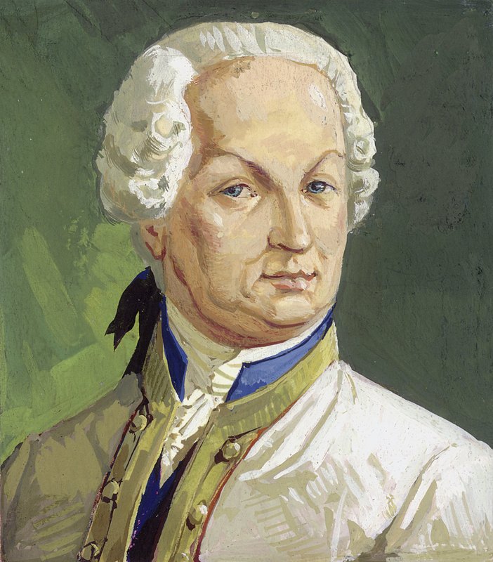Conte Maximilian von Browne (gouache su carta) da Severino Baraldi