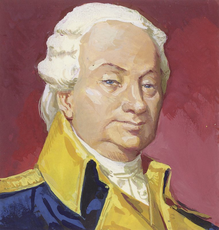 Henry Knox (guazzo su carta) da Severino Baraldi