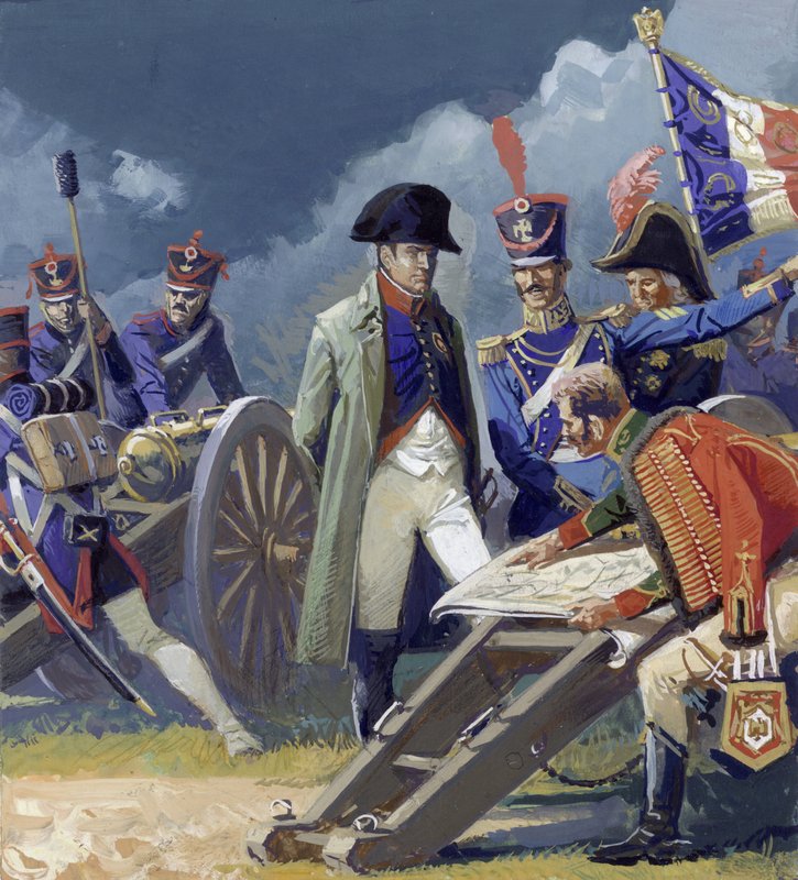 Napoleone è impegnato nella pianificazione militare da Severino Baraldi