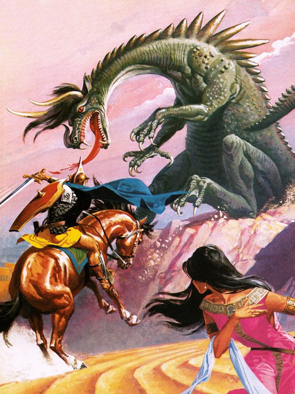 San Giorgio e il drago da Severino Baraldi