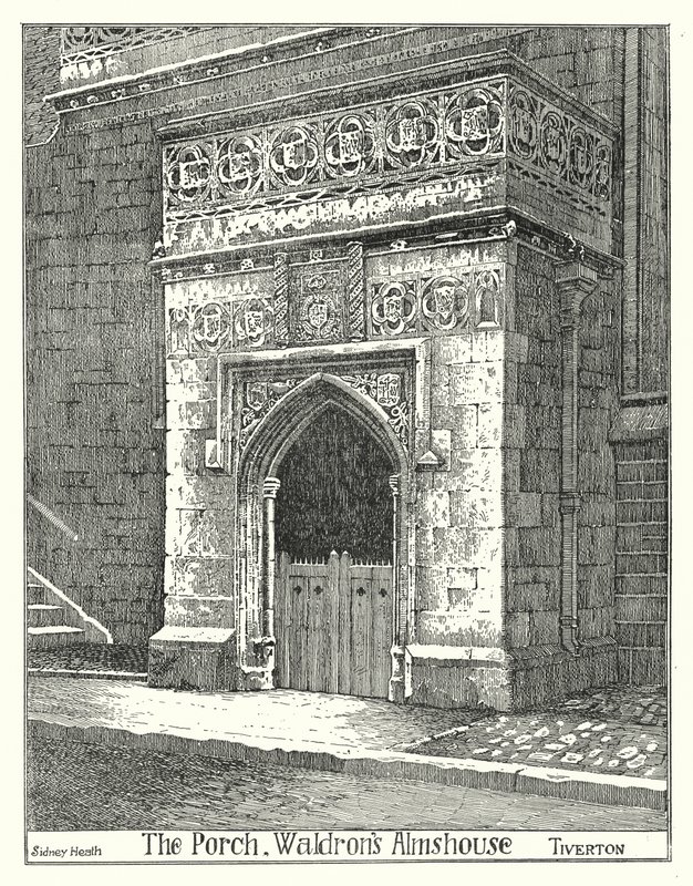 Il Portico, Casa di Carità di Waldron, Tiverton da Sidney Heath