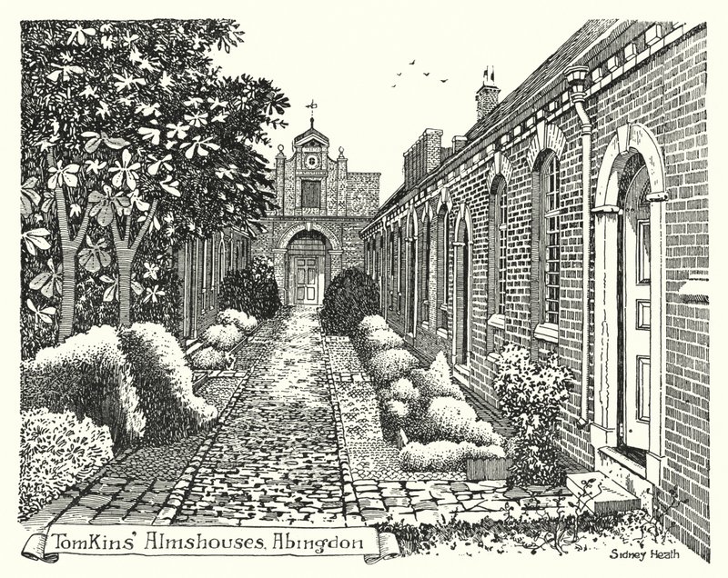 Case di riposo di Tomkins, Abingdon da Sidney Heath