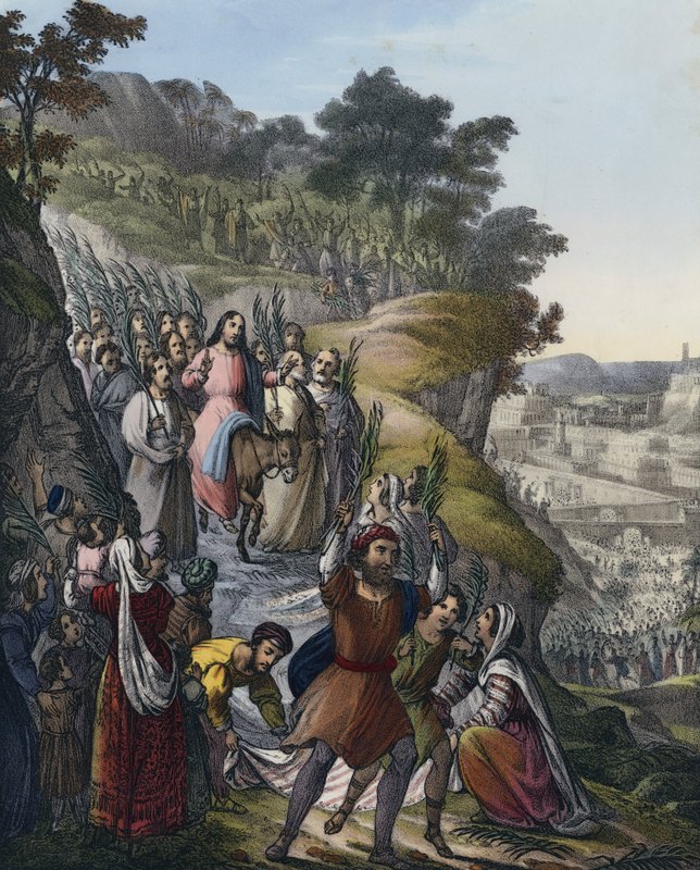 Ingresso trionfale di Cristo a Gerusalemme da Siegfried Detler Bendixen