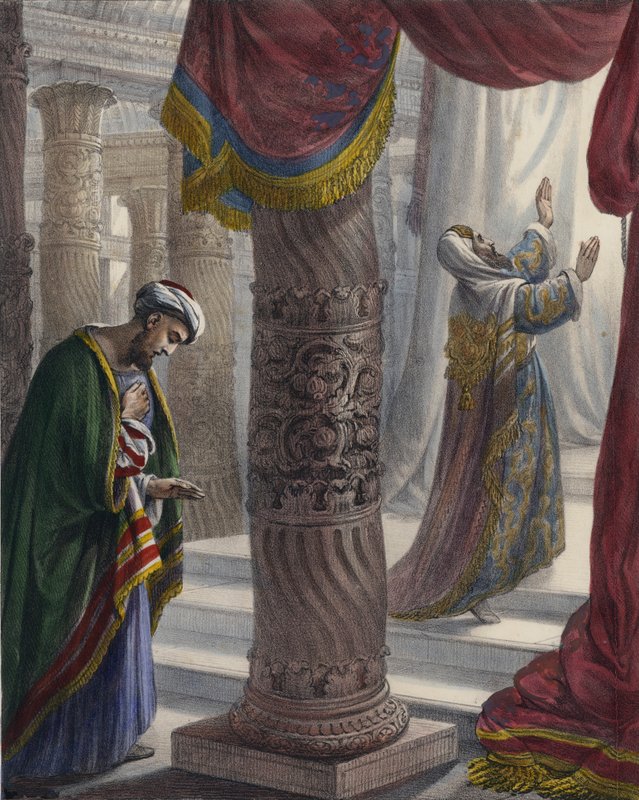 Il fariseo e il pubblicano da Siegfried Detler Bendixen